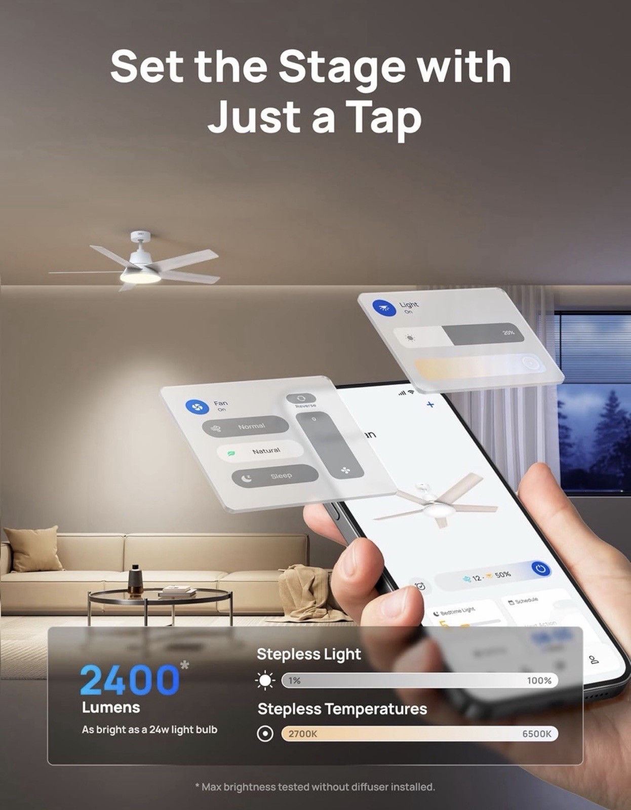 SMART Ceiling Fan