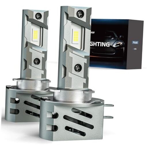 Bulbs, 60W Super Bright Fog Lights, 6000K Cool White, 1:1 Design with H11B