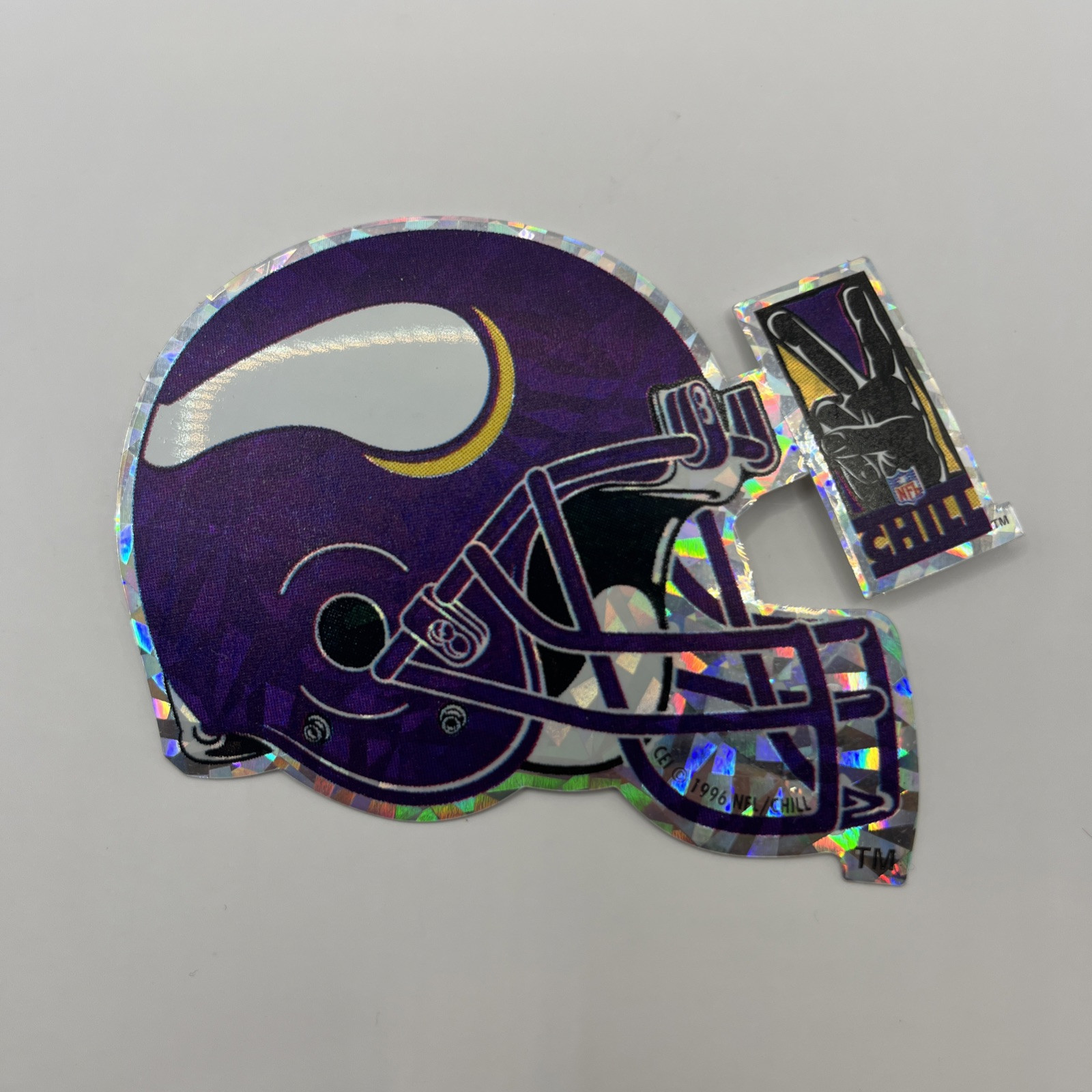 1996 Minnesota Vikings Helmet Sticker - Vintage