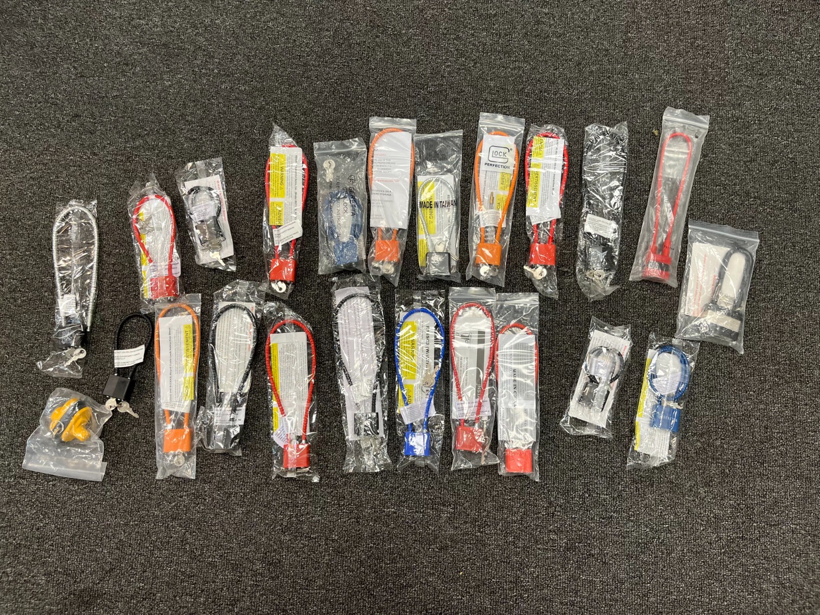 23 Miscellaneous pistol and rifle gun locks