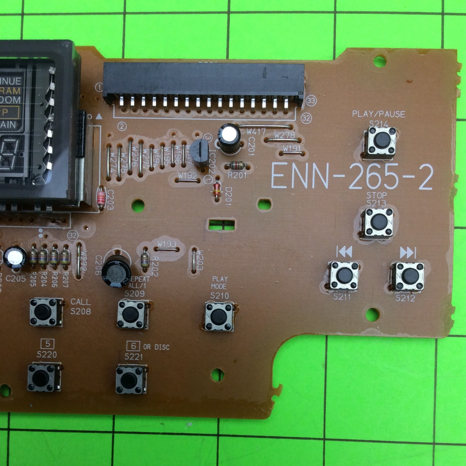 Stereo Amplifier ENN-265-2 Display Main Board