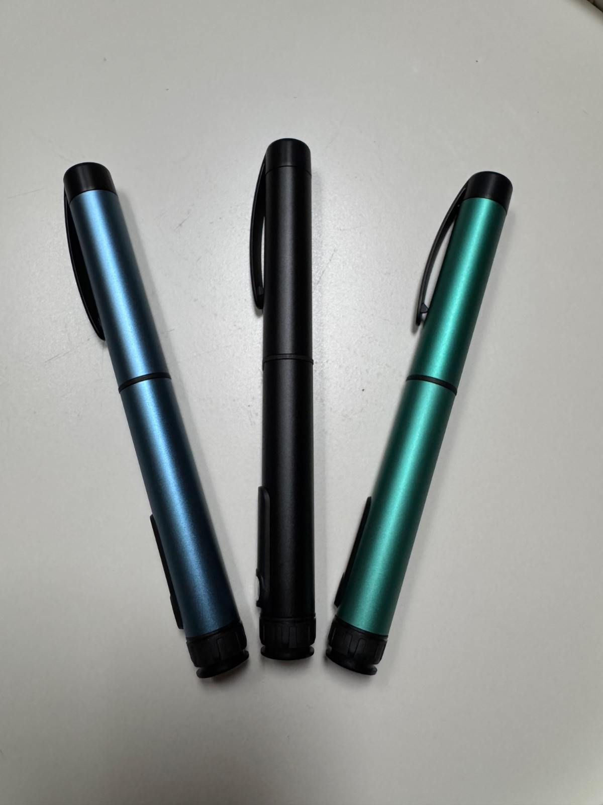 3 Pack Reusable 80 Unit Peptide Pen Easy to Use + 6 Empty 3mL Cartridges
