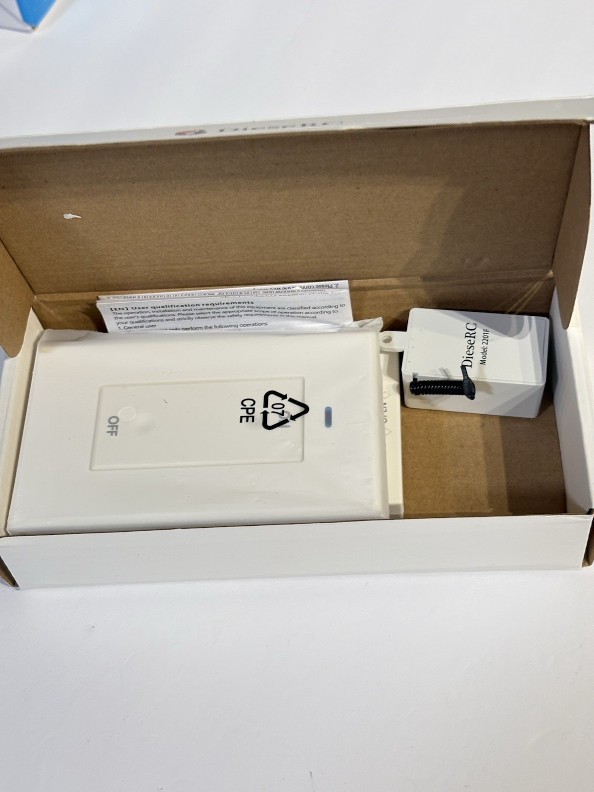 DieseRC Remote Control Switch Smart Home On/Off Wireless Controller