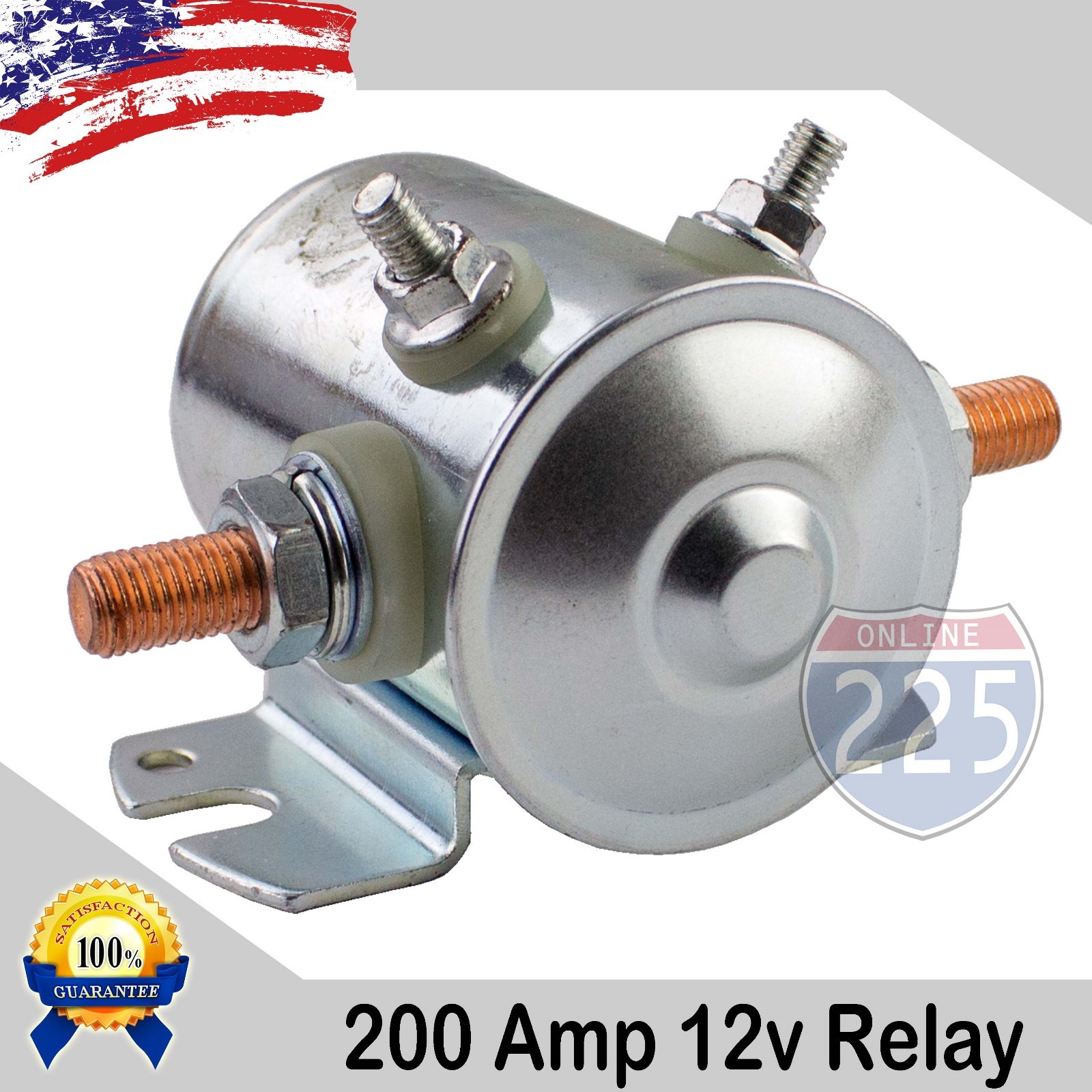 200 AMP High Current Automotive Relay Car Dual Battery Isolator 12V DC Marine RV