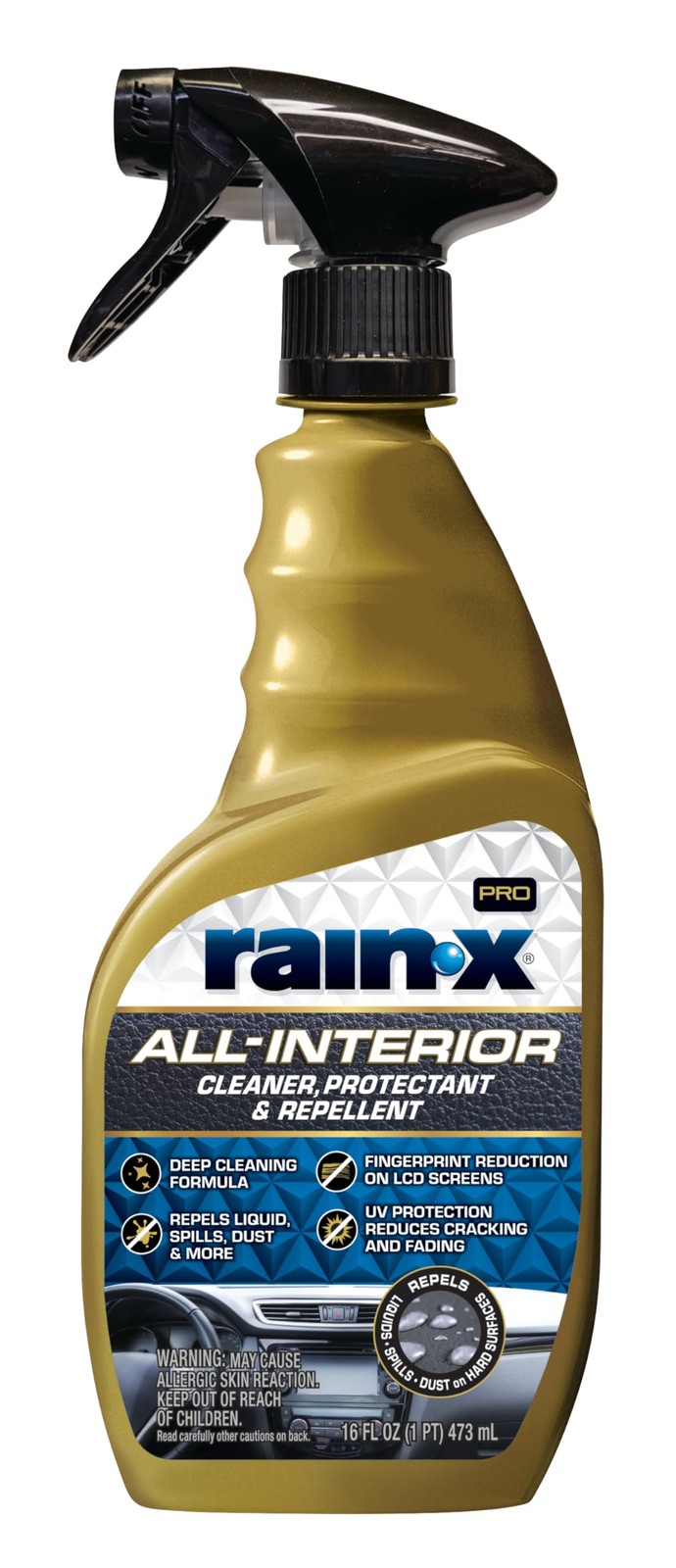 Rain-X 620232SRP All-Interior Cleaner Protectant & 16 Fl Oz (Pack of 1)