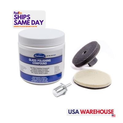 Eastwood 12525, Pro Glass Polishing Kit Aftermarket High Performance Racing Part