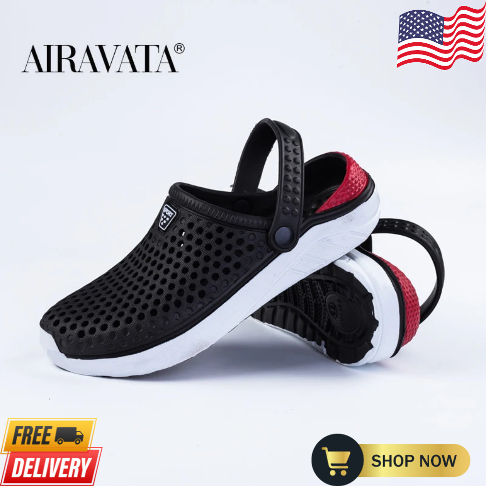 Unisex Beach Sandals Thick Sole Waterproof Anti-Slip Flip Flops Men Women
