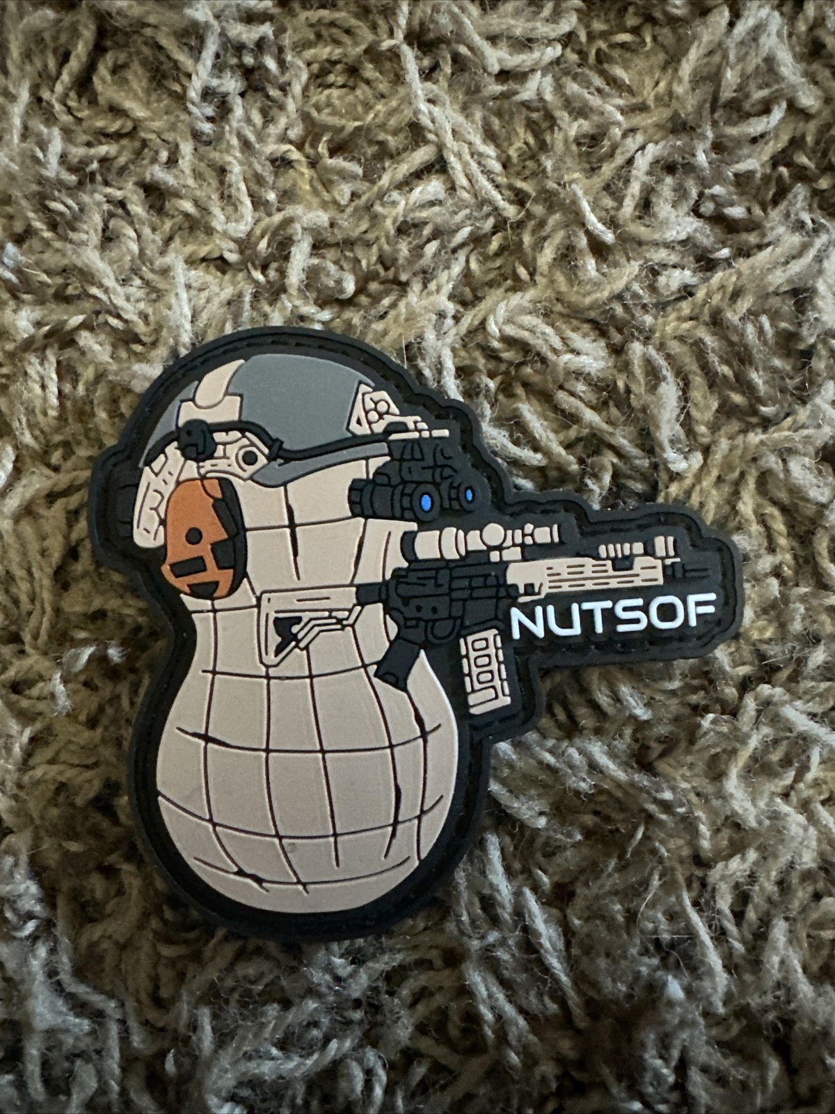 Nutsof PVC Hook & Loop 3” Inches Patch Shot Show 2024 New