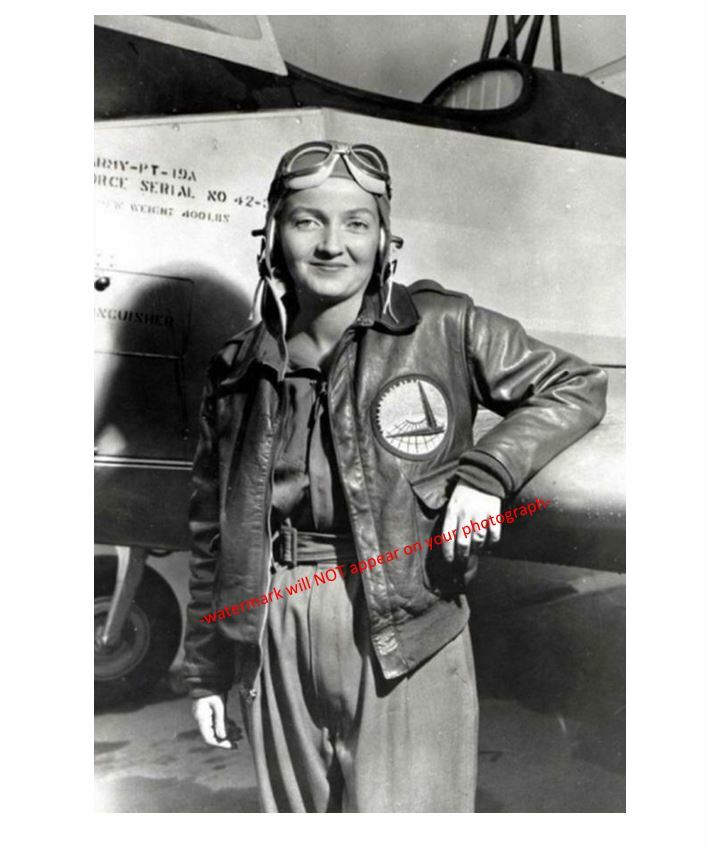 WASP Founder Pilot PHOTO Women Air Force Service Cmdr Nancy Love World War 2