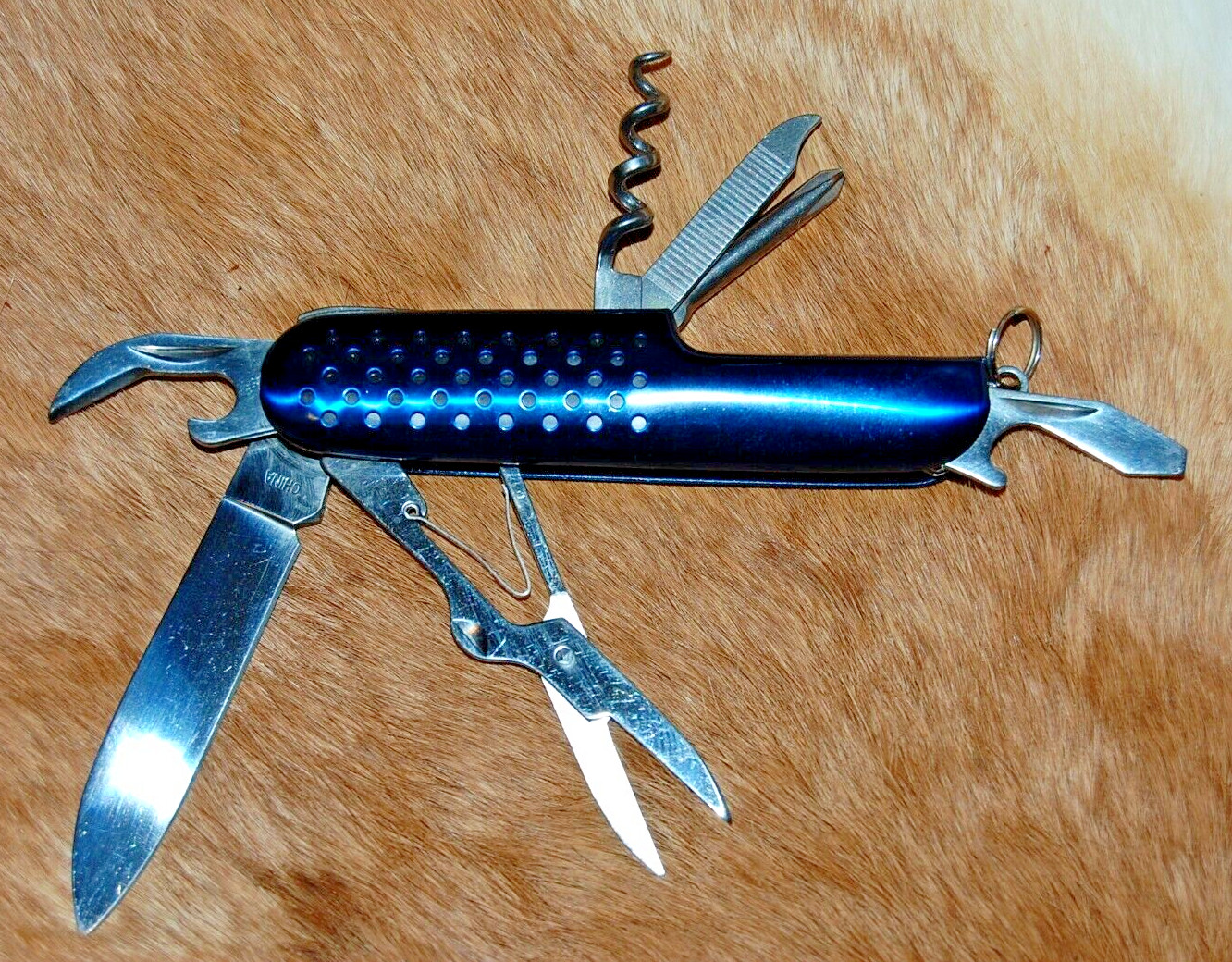Swiss Type Multi Function Tool Field Utility Camp Knife - Army Scout Knife - NEW
