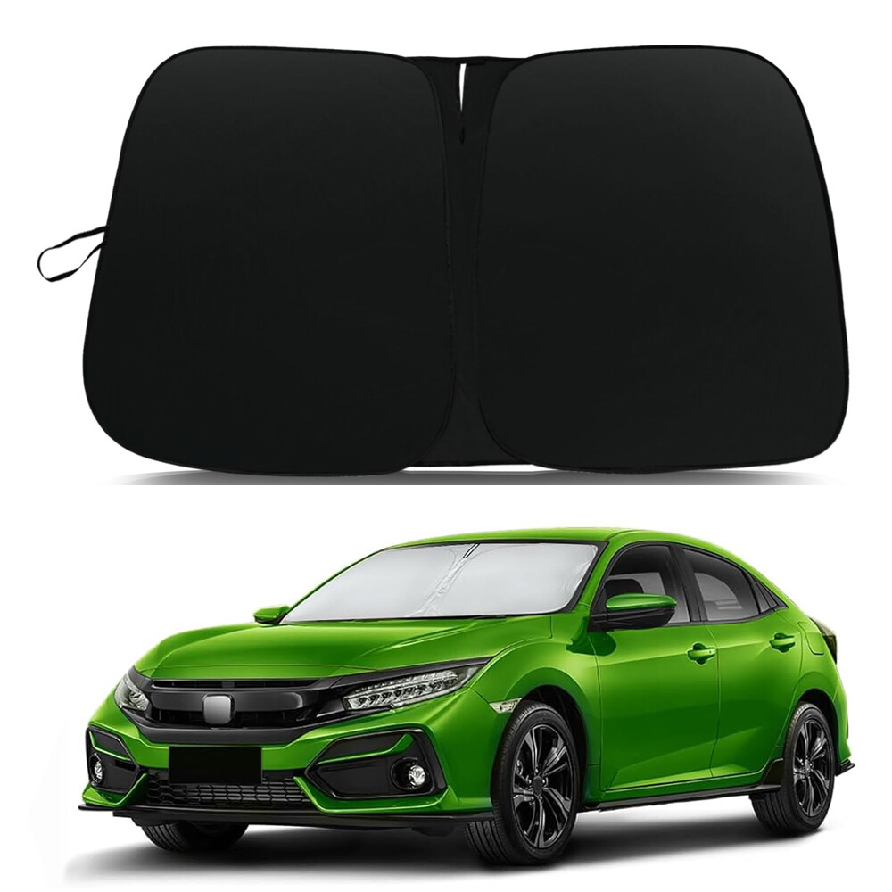 Fit 2016-2021 Honda Civic Car Front Windshield Sun Shade Foldable UV Block Cover