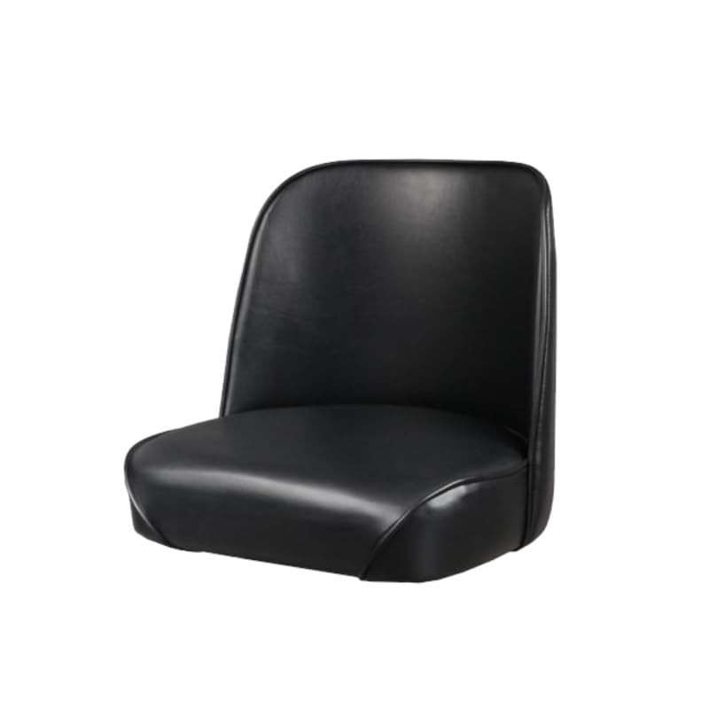 CenPro Commercial Round Barstool with Black Padded Seat