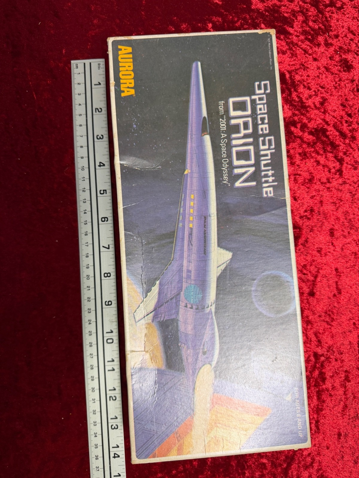 urora No.252 Space Shuttle ORION 1/144 Model Kit – Incomplete Vintage