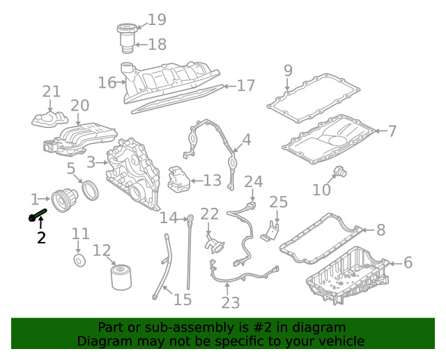 Genuine Ford Engine Harmonic Balancer Bolt W712688S430