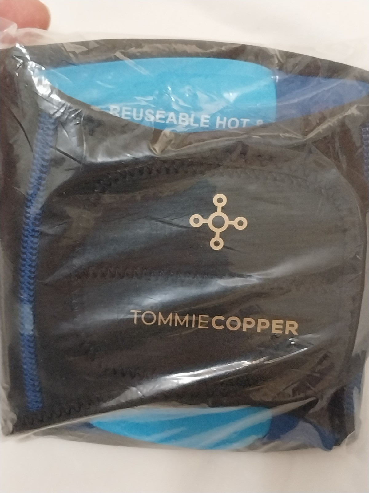 TOMMIE COPPER Unisex Black Limb Wrap With   2  Gel Packs NEW Size XL-3XL