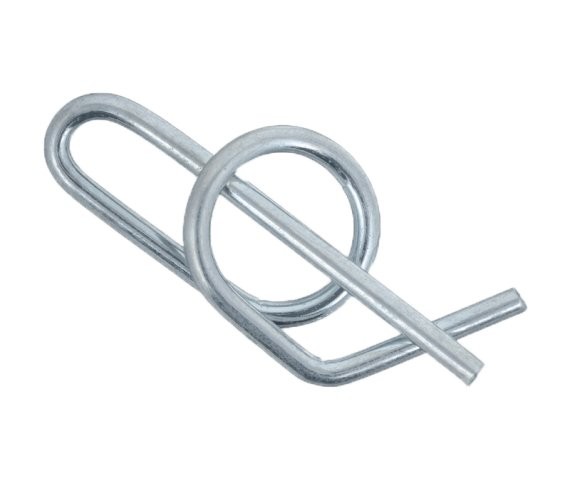 Ring Cotter Extra-Heavy Duty 1/4 Carbon Steel Zinc Clear (500 Pieces)