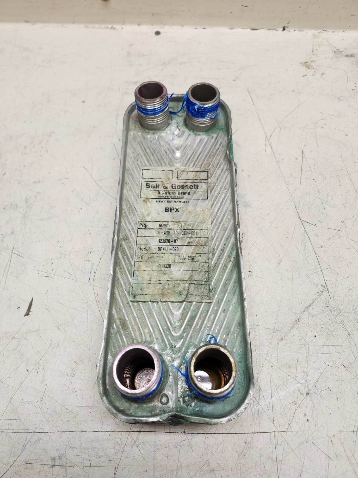 Bell & Gossett BP411-020 / 569511020001 BPX Brazed Plate Heat Exchanger