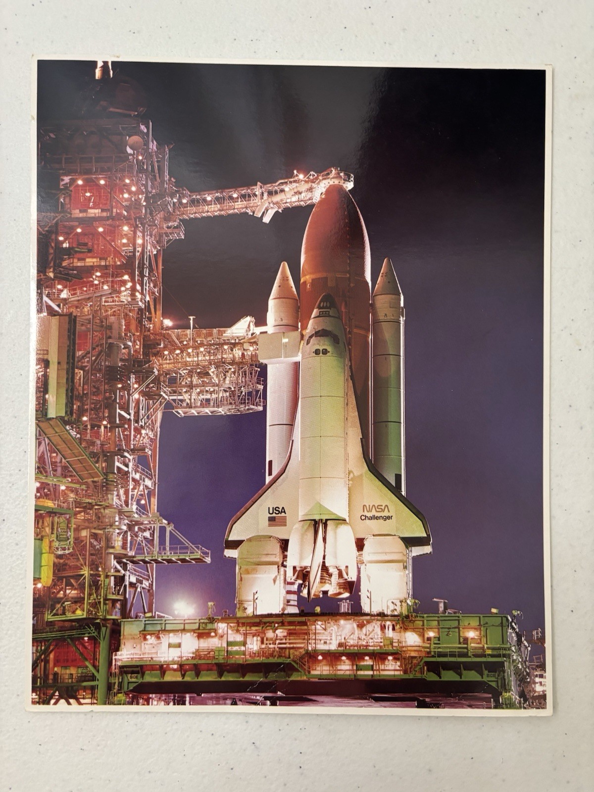 Vintage NASA Challenger Shuttle Photo 1990 Space Collection Print 8x10