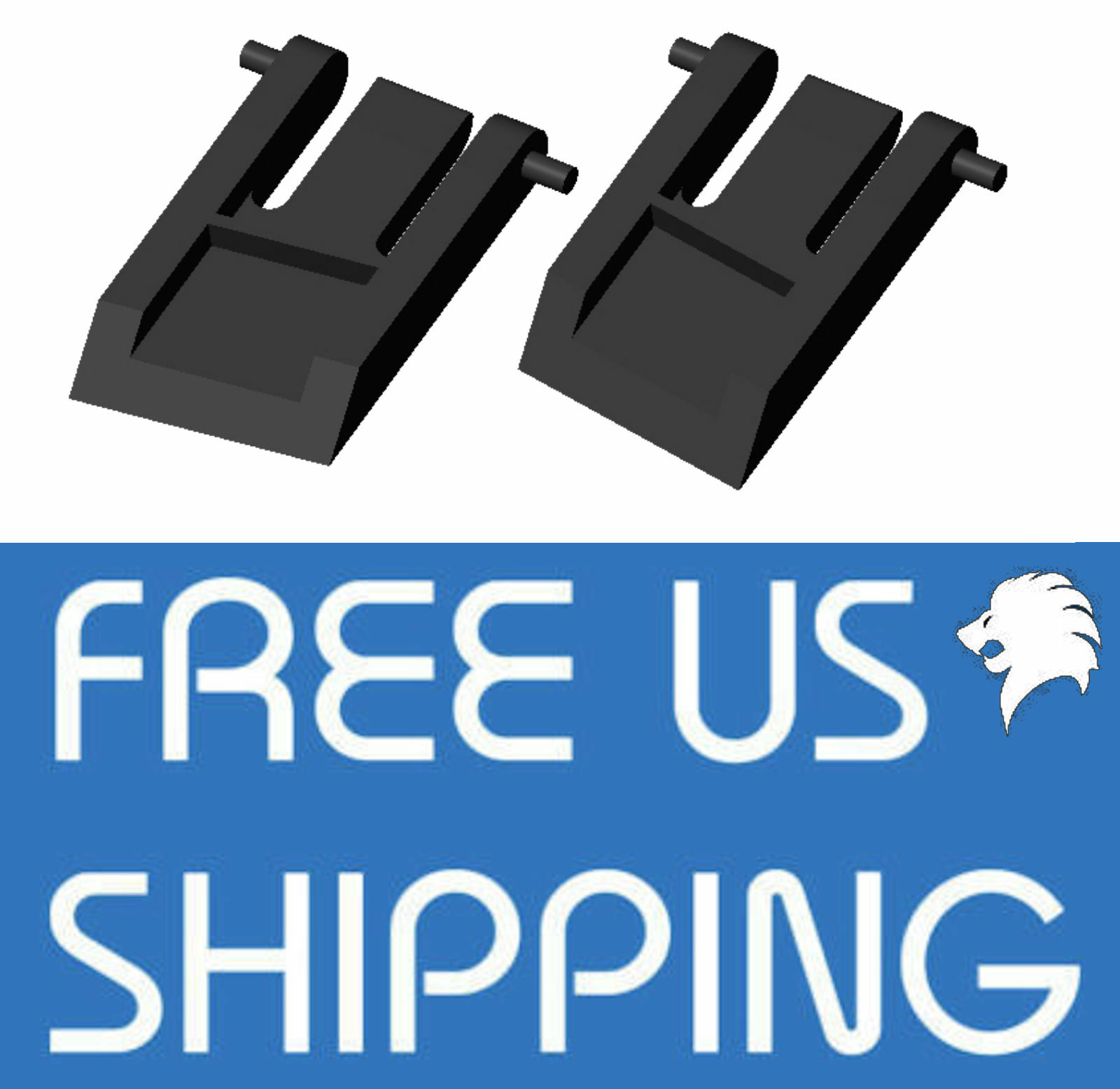 STRONGER HP KB-1156 KU-1156 Spare Keyboard Replacement Tilt/Foot/Leg/Feet 2pc