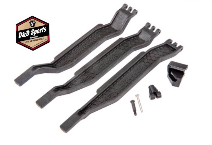 Traxxas 6726x Battery hold-down (3)/ battery clip/ hold-down post/ screw