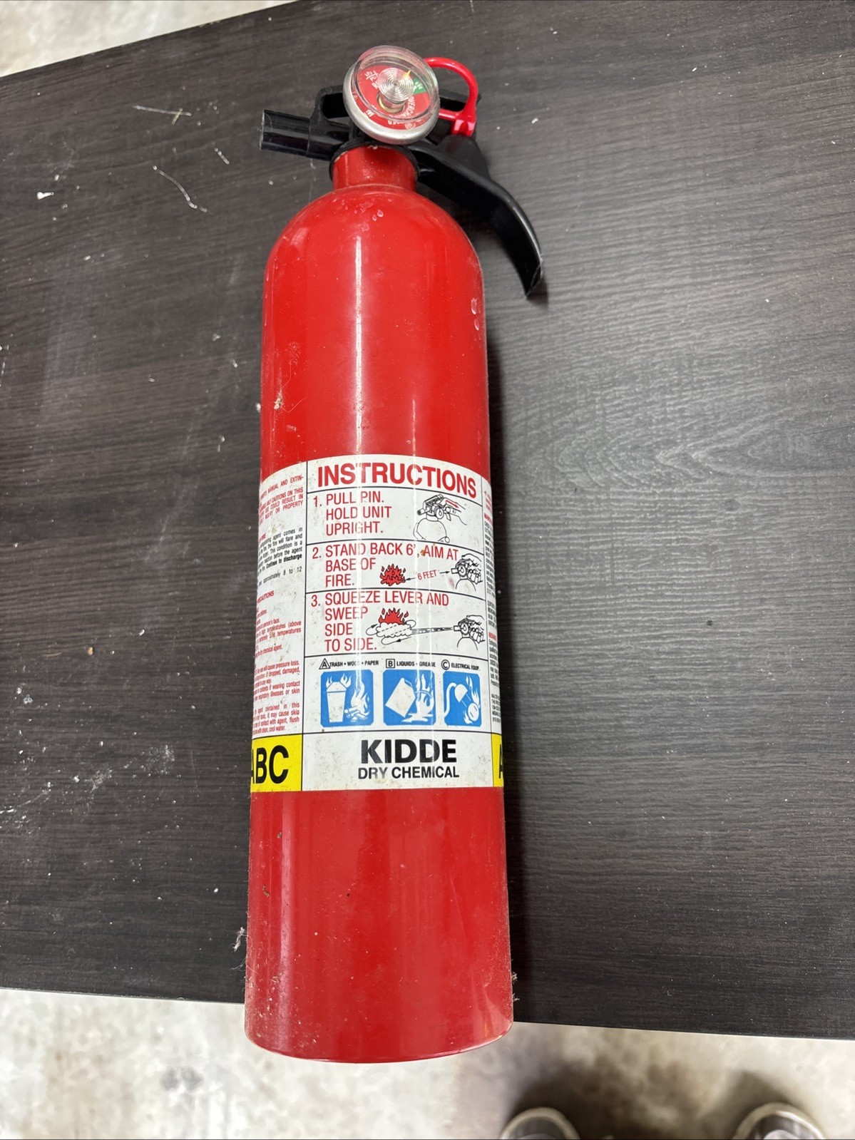 Kidde Fire Away 110 Multi-Purpose Fire Extinguisher UL DOT Rated