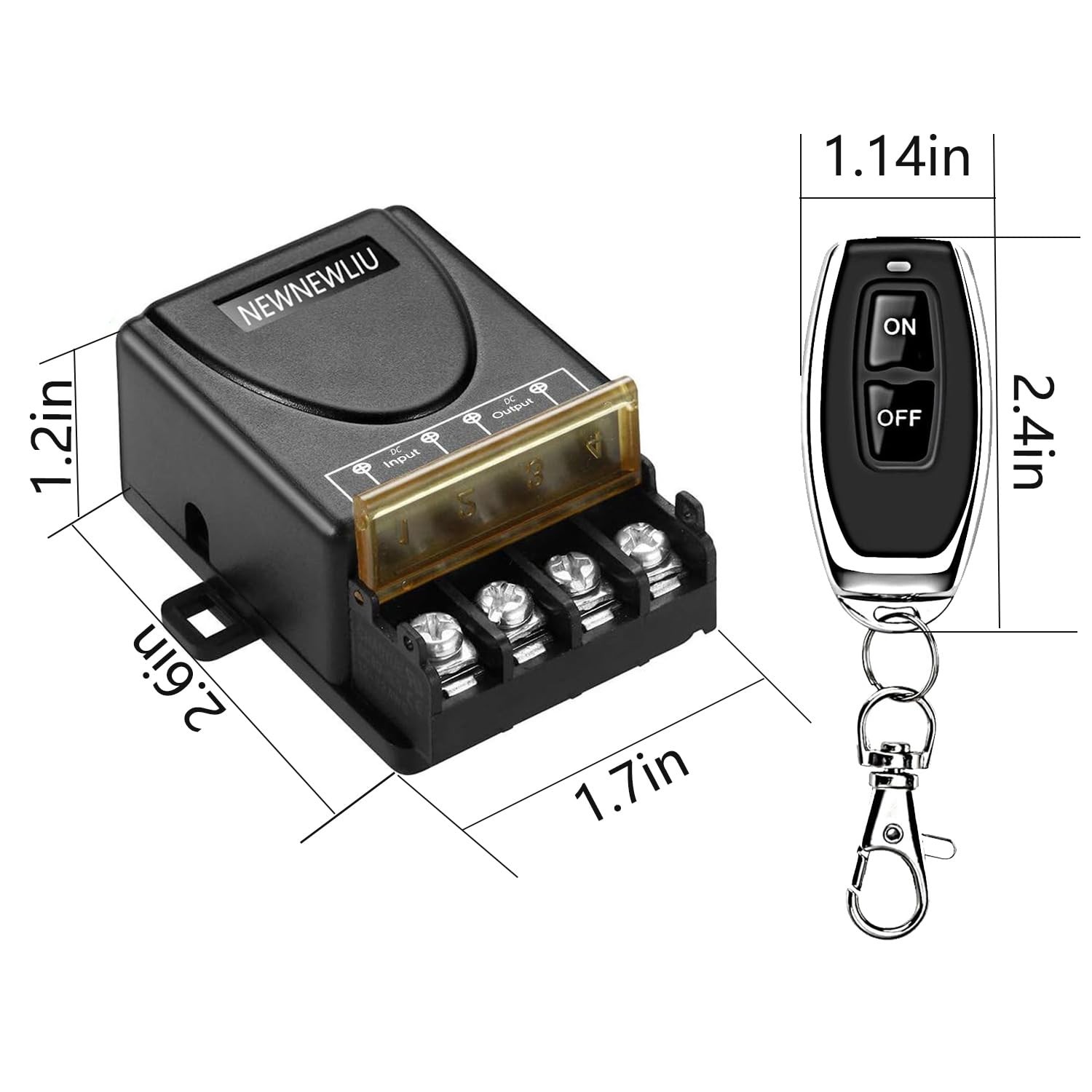 12 Volt Remote Switch Wireless,DC12V/24V/48V/72V/30A Relay | ,Remote Control Swi