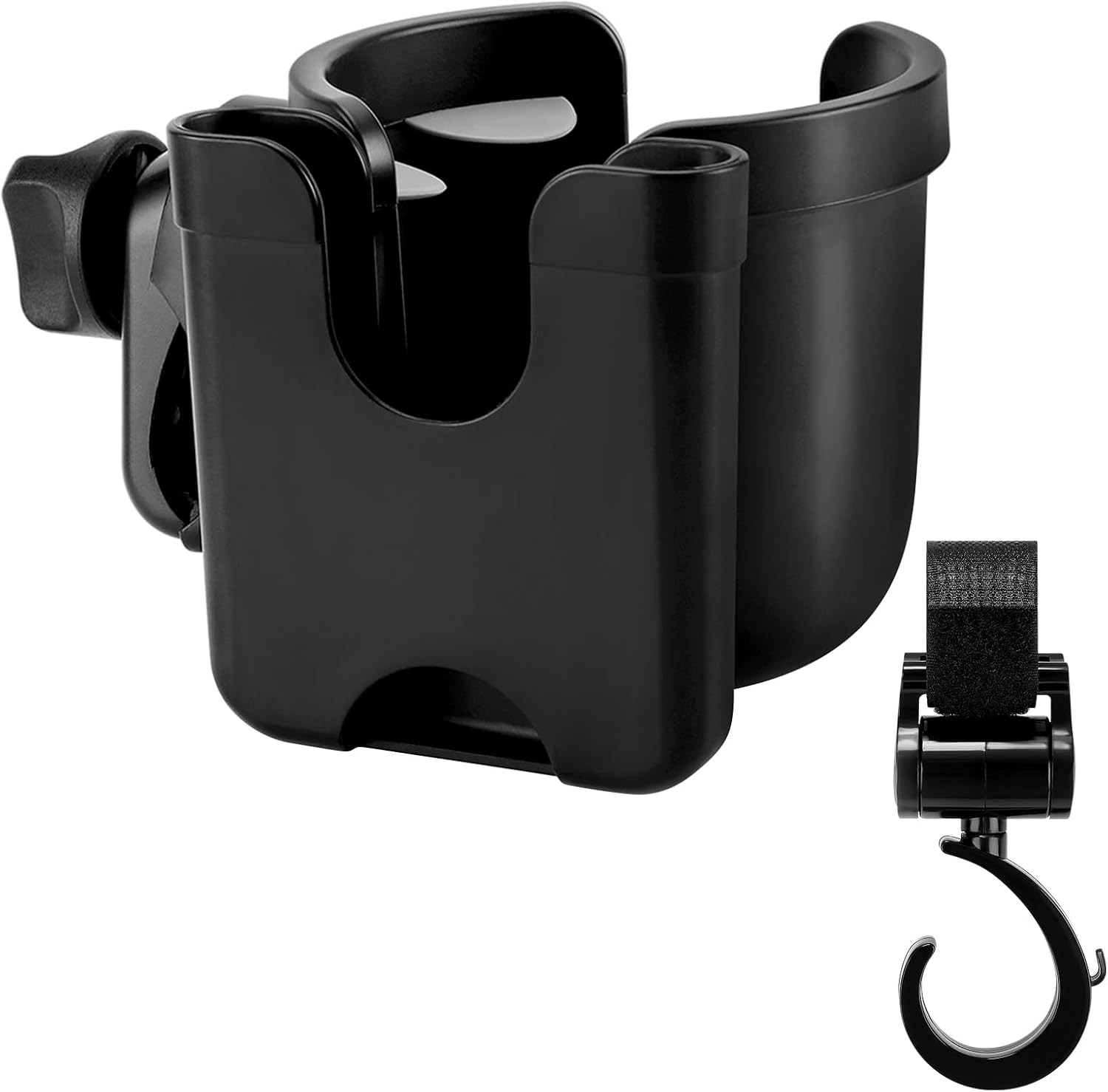 Stroller Cup Holder with Phone Holder, Bike Cup Holder, Universal Cup Holder for