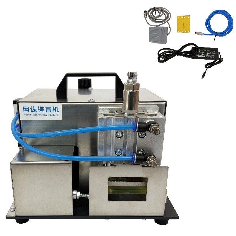 0.2-0.5MPa Foot-operated Network Cable Straightening Machine 110V 30W
