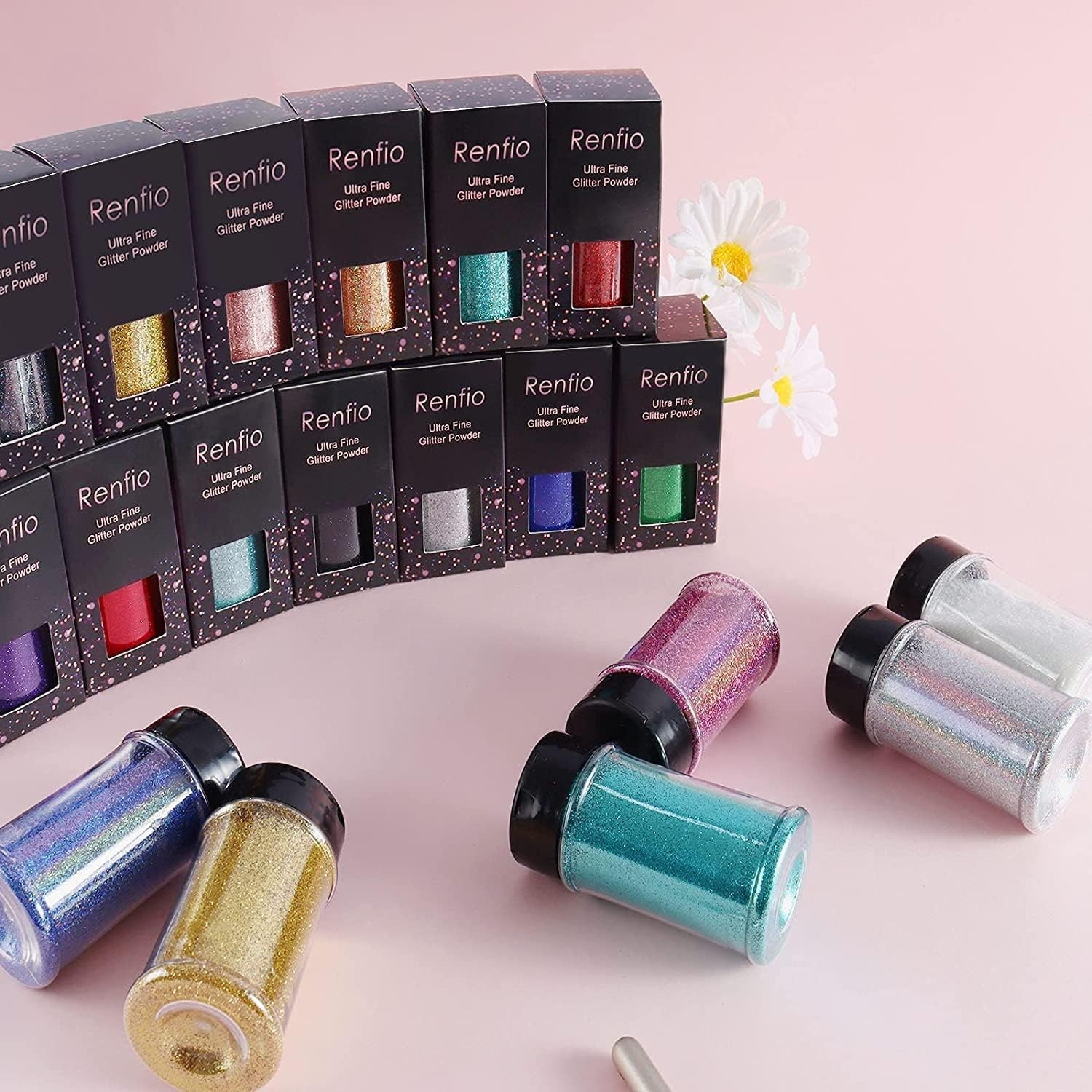 Diamond Laser Silver Holographic Glitter Powder - 2.11oz Artisan Craft Sparkle