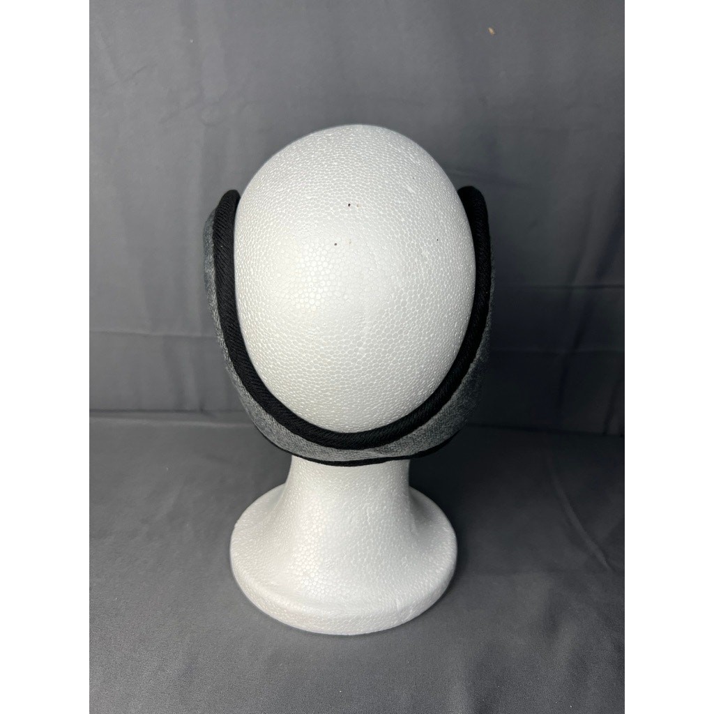 Gray Fleece Ear Muff Cuff NNT