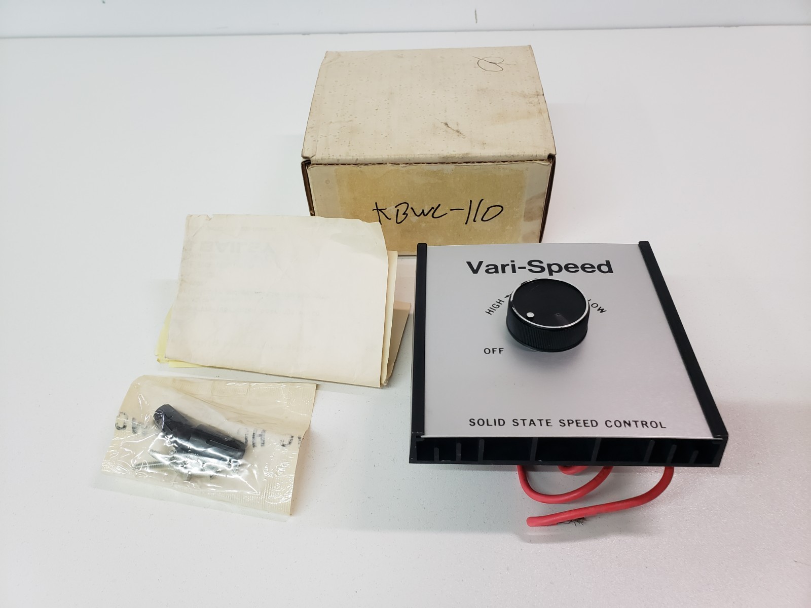 UNUSED - Vari-Speed KBWC-110 Solid State Speed Control 10a