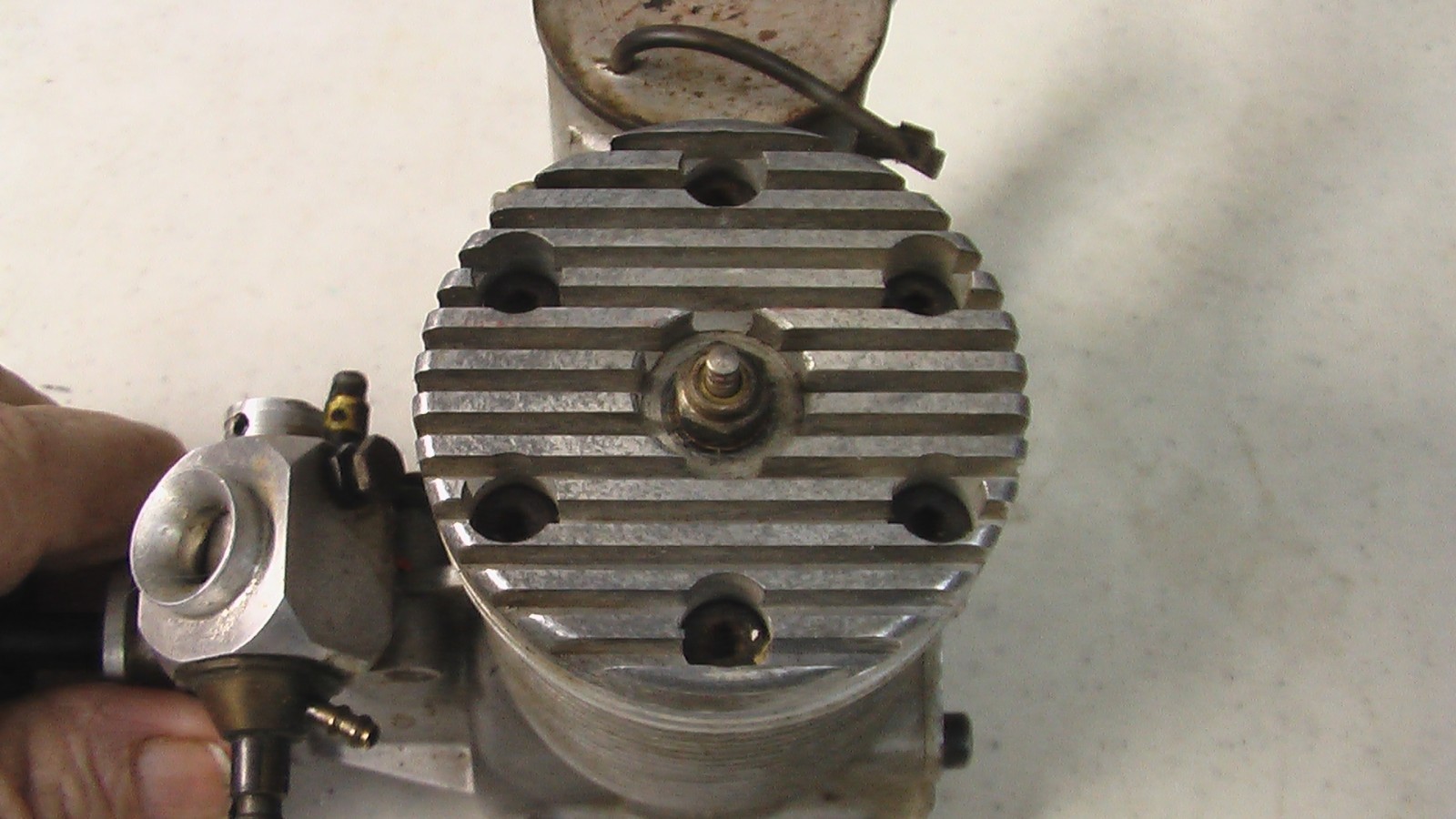 Webra 120 RC with muffler runs well