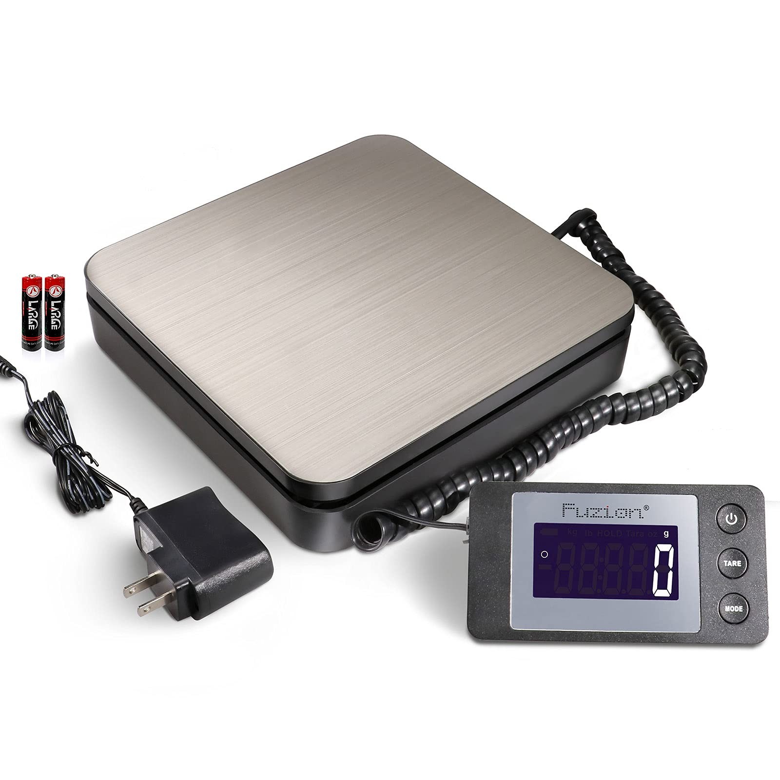 Fuzion Digital Shipping Scale 88lb × 0.1oz, Durable Stainless Steel Postal Sc...