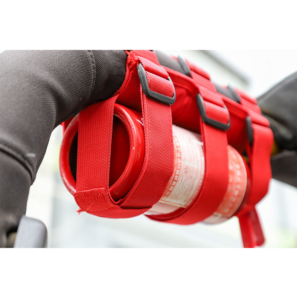 Adjustable Roll Bar Fire Extinguisher Holder Mount Strap for Jeep Wrangler 3lb