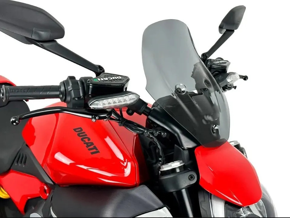 For Ducati Diavel V4 2023 2024 2025 Windshield Windscreen Wind Deflector