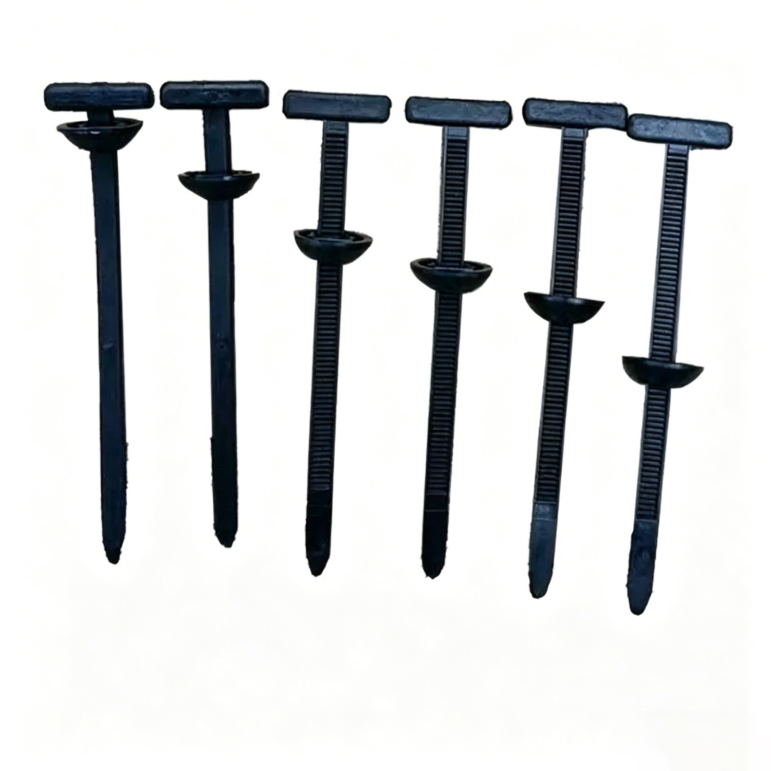 100 Pcs Nylon Universal Cable Tie Buckle Self-Locking Nylon Zip Ties Holder