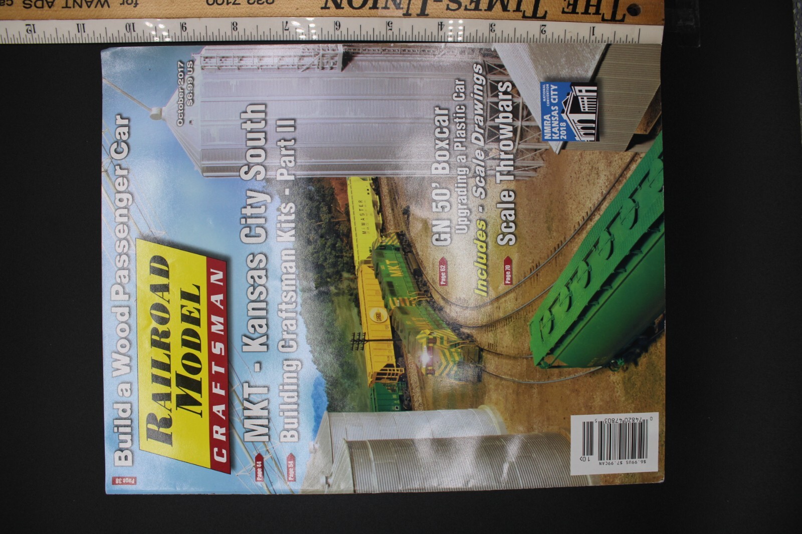 Railroad Model Craftsman Magazine Volume 86 Number 10 October 2017