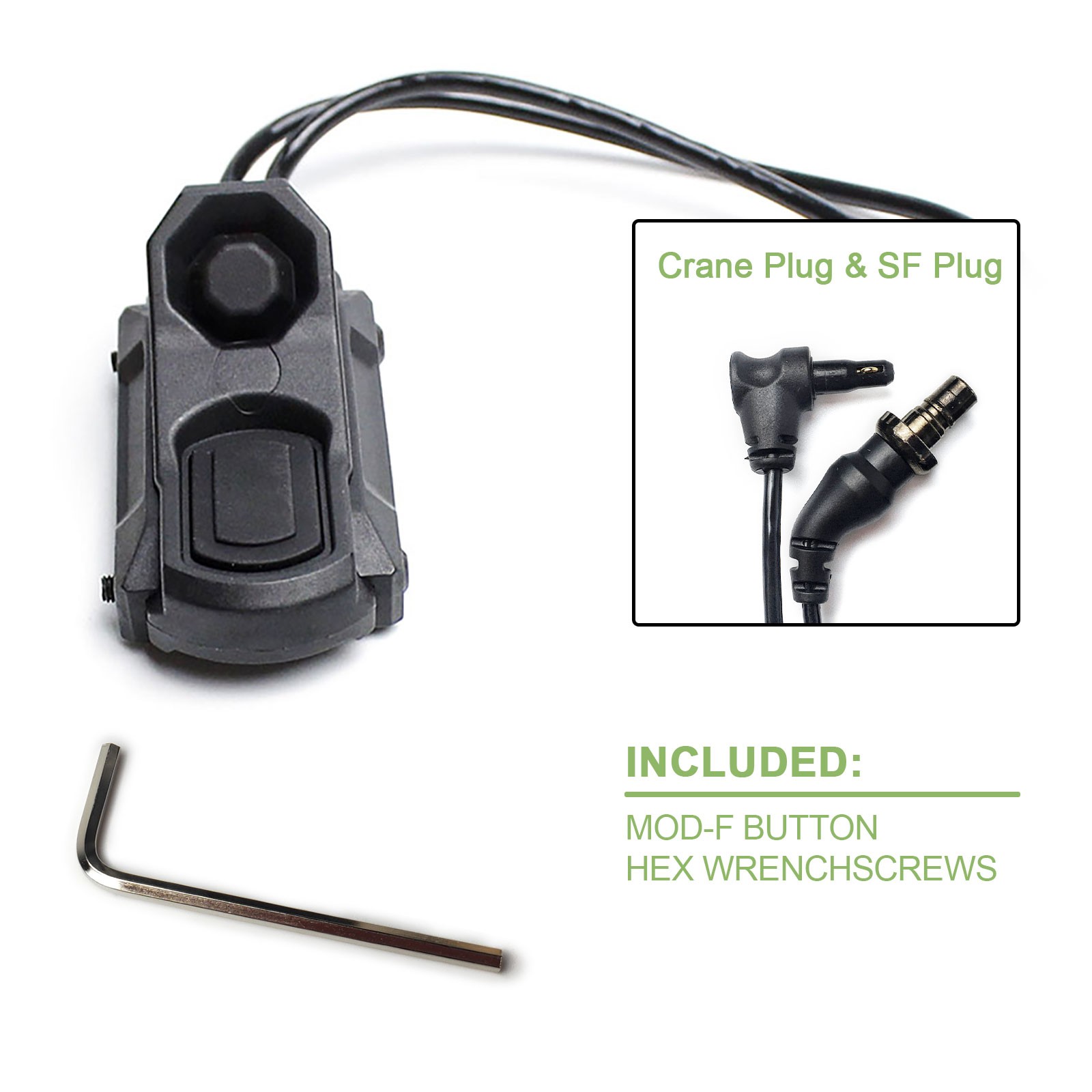 SOTAC Hunting Light Remote Dual Button Switch For Tactical Flashlight & ir Laser