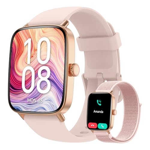 Smart Watch for Women, 2025 New Smartwatch (Answer/Make Call) 1.85 Rose Gold