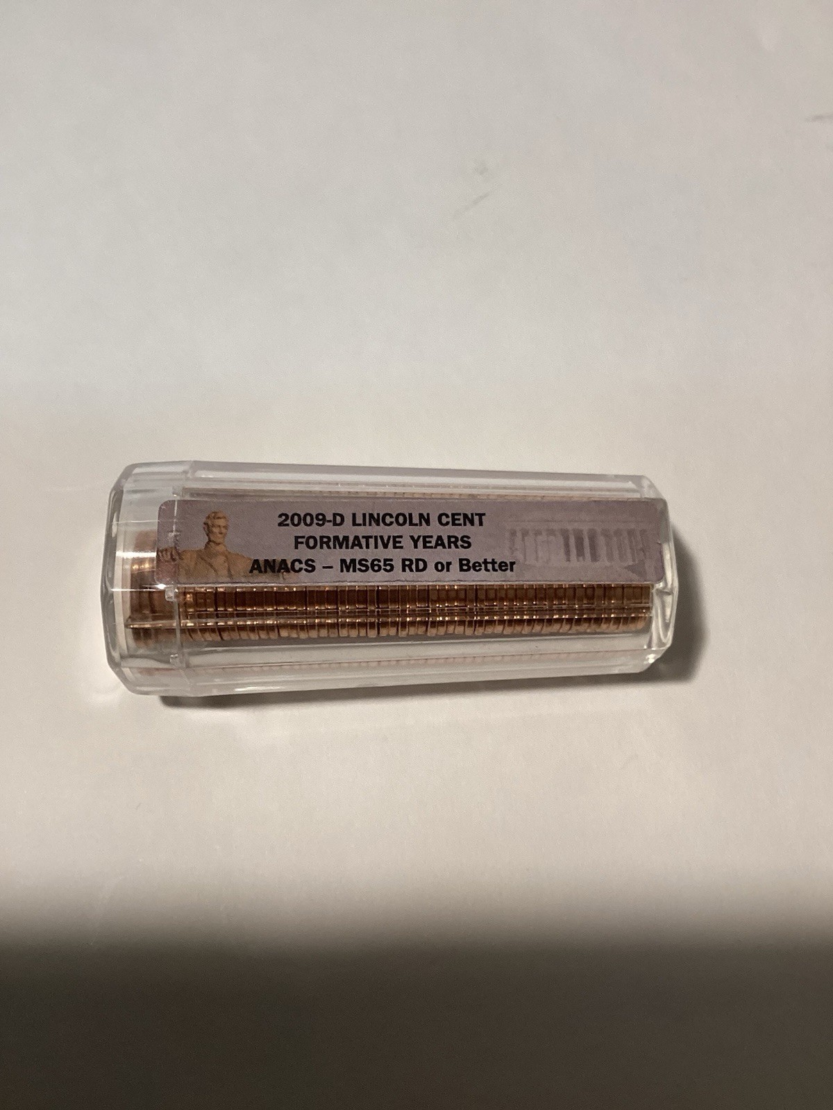 2009-D Lincoln Cent Formative Years ANACS MS65 Or Better Sealed Roll