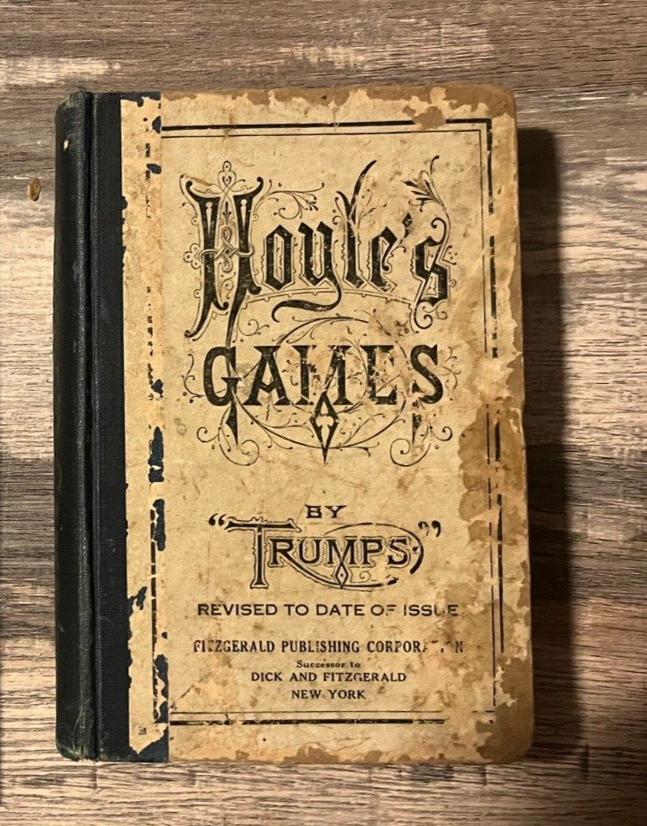 OL 1920 The American Hoyle; or Gentleman's Hand-book of Gamble Games by 'Trumps"