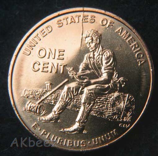 2009 Lincoln Formative RARE "Massive Die Crack" Doubled Die Error WDDR-013b