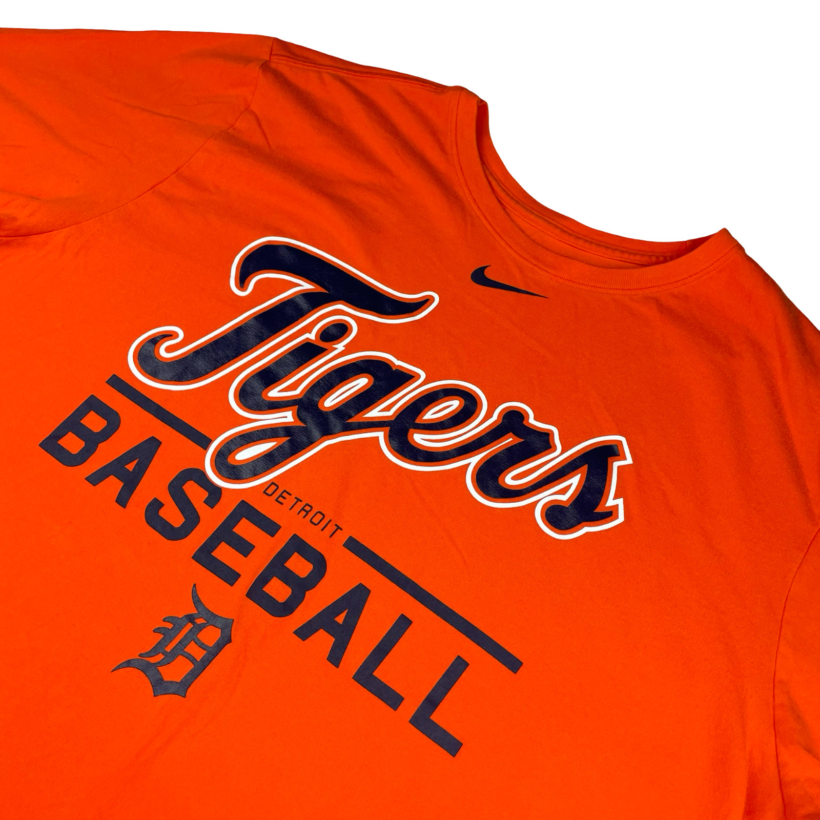 Detroit Tigers x Nike Men's Athletic Cut S/S T-Shirt Orange • 2XL