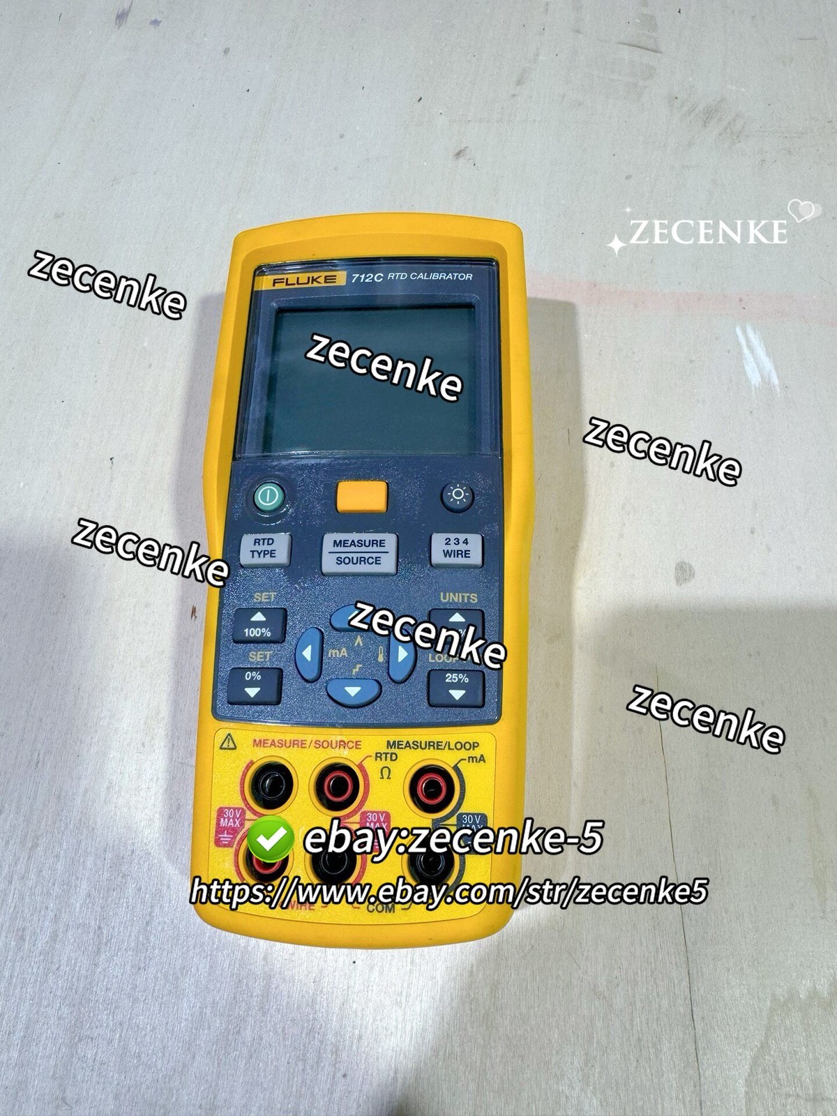 Fluke 712C Thermal Resistance Calibrator/working