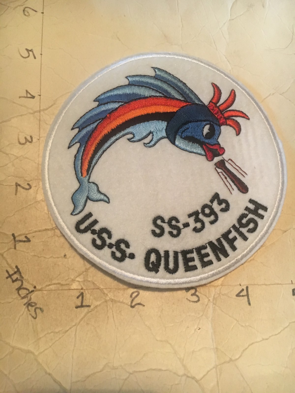 US NAVY USS Queenfish SS-393 Submarine Patch 8/1/25 variant 2