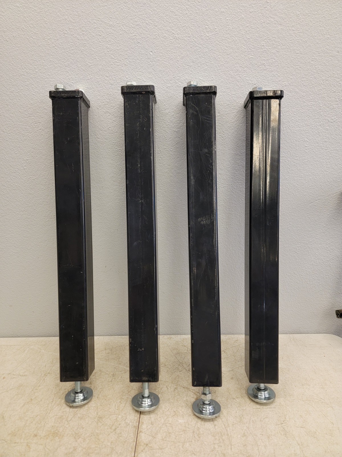 (4) 27.5" Standard Leg for the Siegmund System Welding Tables, Black
