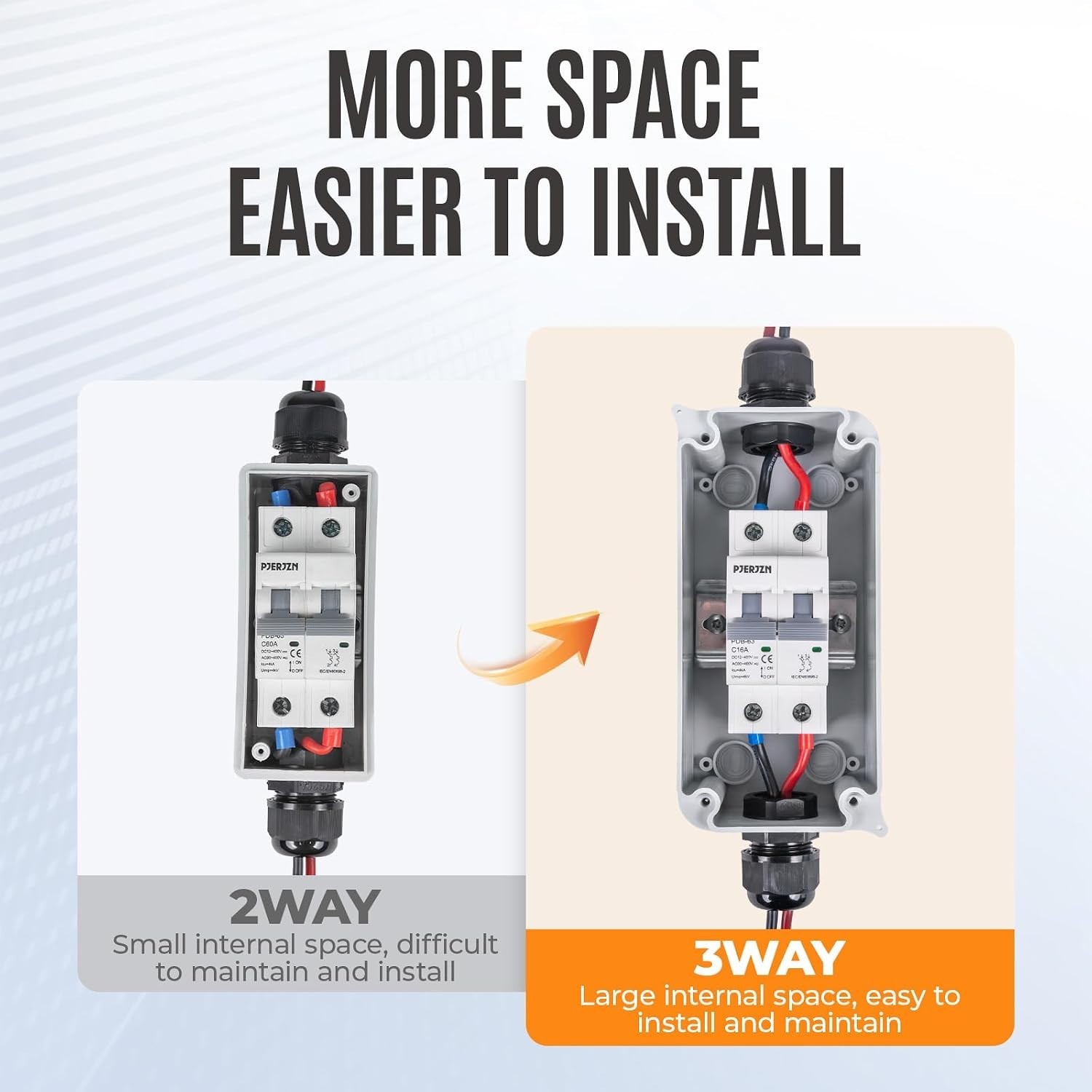 Solar Panel Disconnect Switch 400V DC/AC 20A Outdoor PV Array