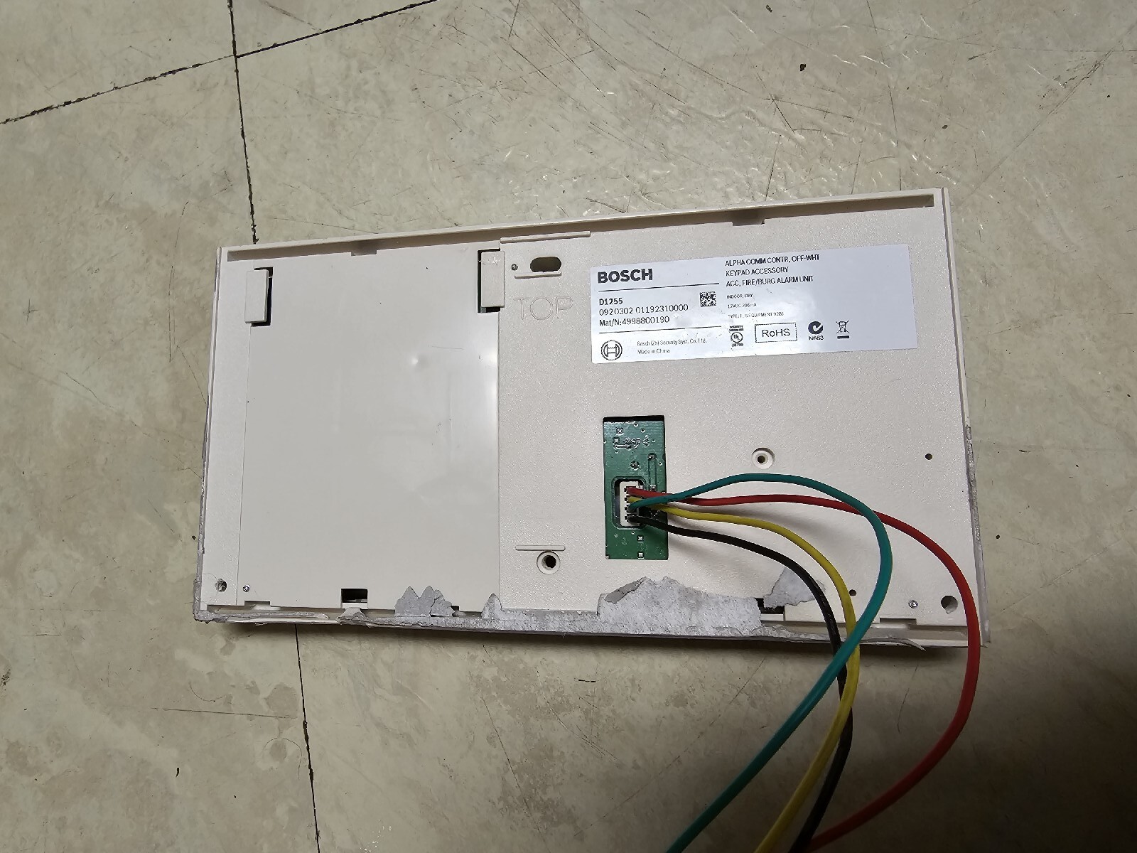 BOSCH D1255 KEYPAD PARTS LOT