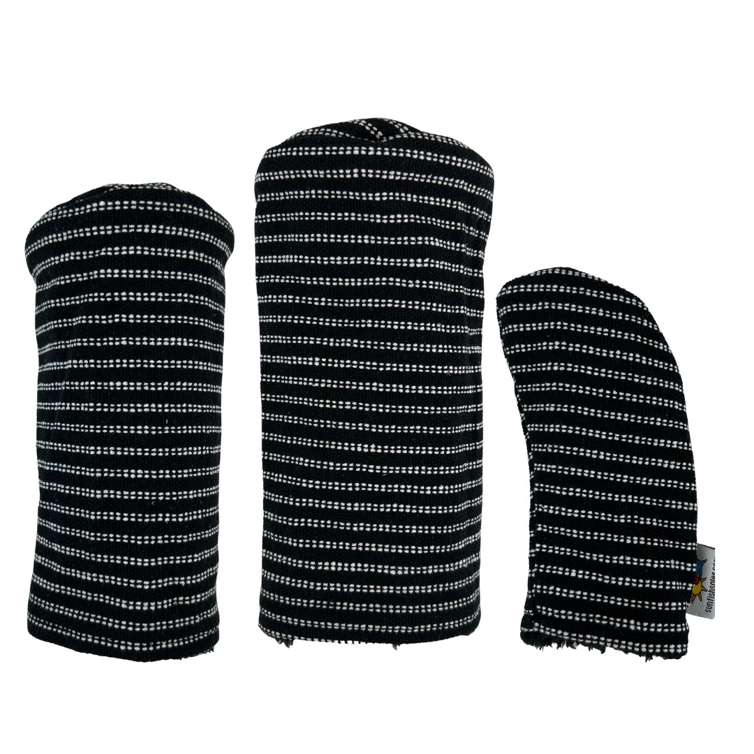 Pinstripe Barrel woven fabric Sunfish Golf Club Headcover choose size