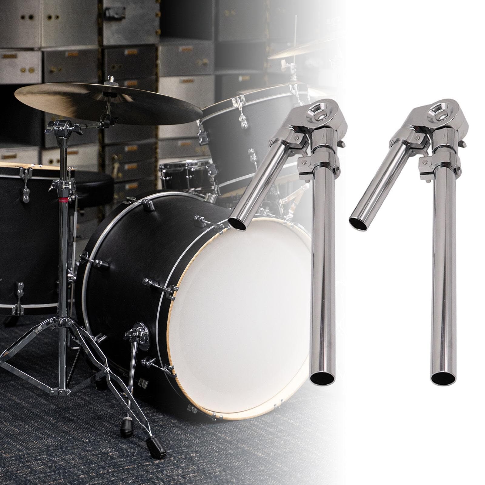 Tom Holder Stand Mount Bracket Tom Mount Arm Holder Percussion Instrument for...